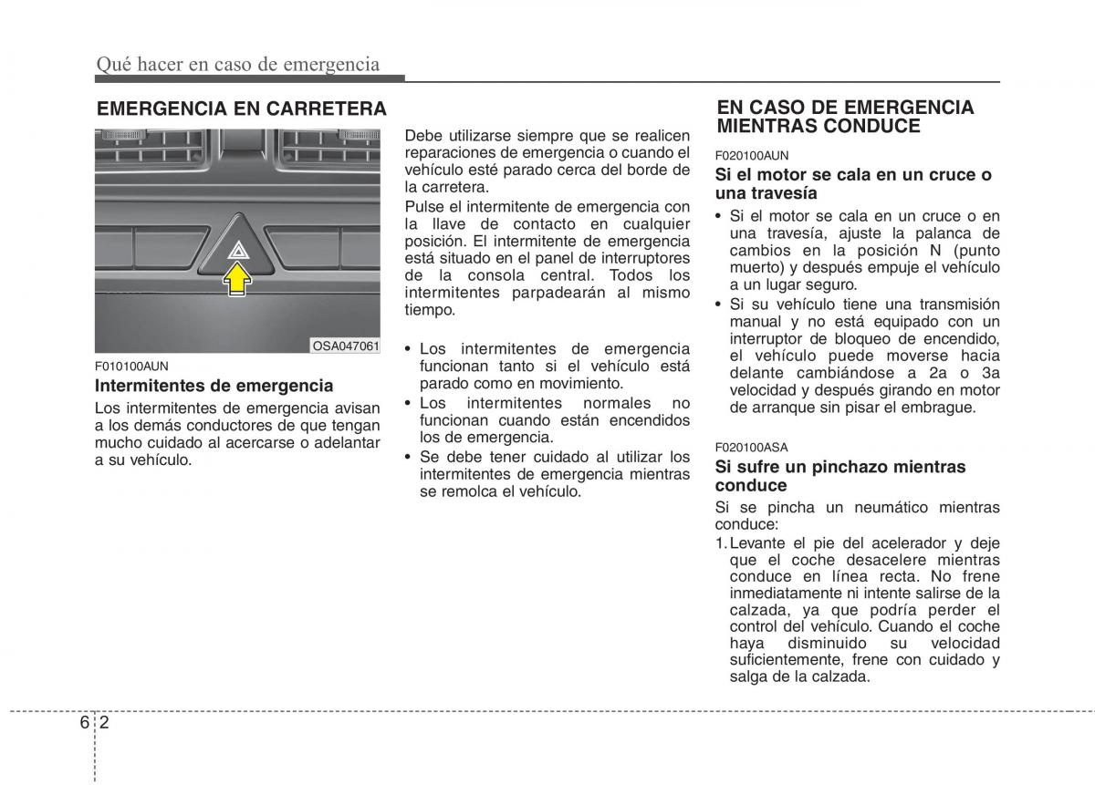 KIA Picanto I 1 manual del propietario / page 276