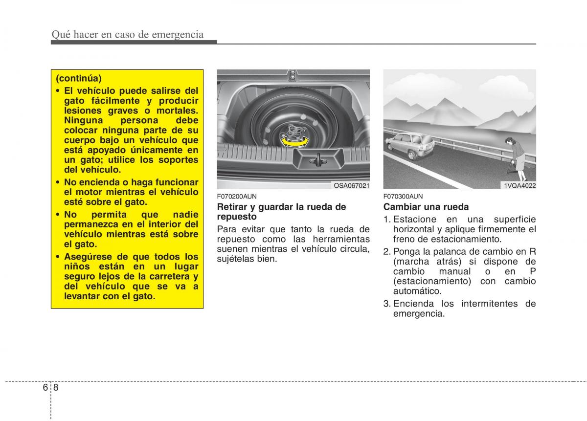 KIA Picanto I 1 manual del propietario / page 282