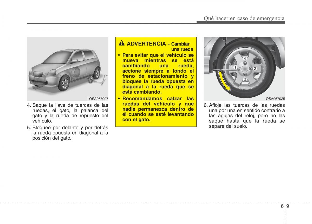 KIA Picanto I 1 manual del propietario / page 283