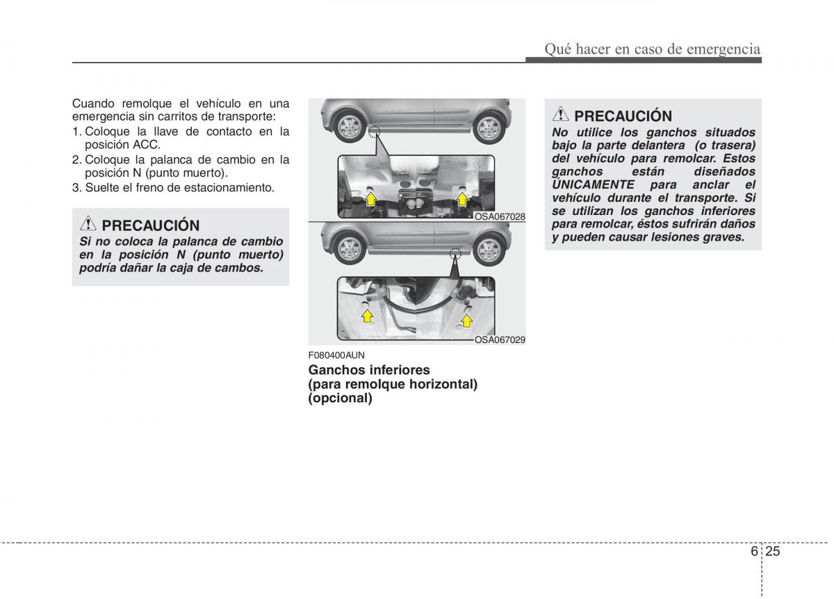 KIA Picanto I 1 manual del propietario / page 299