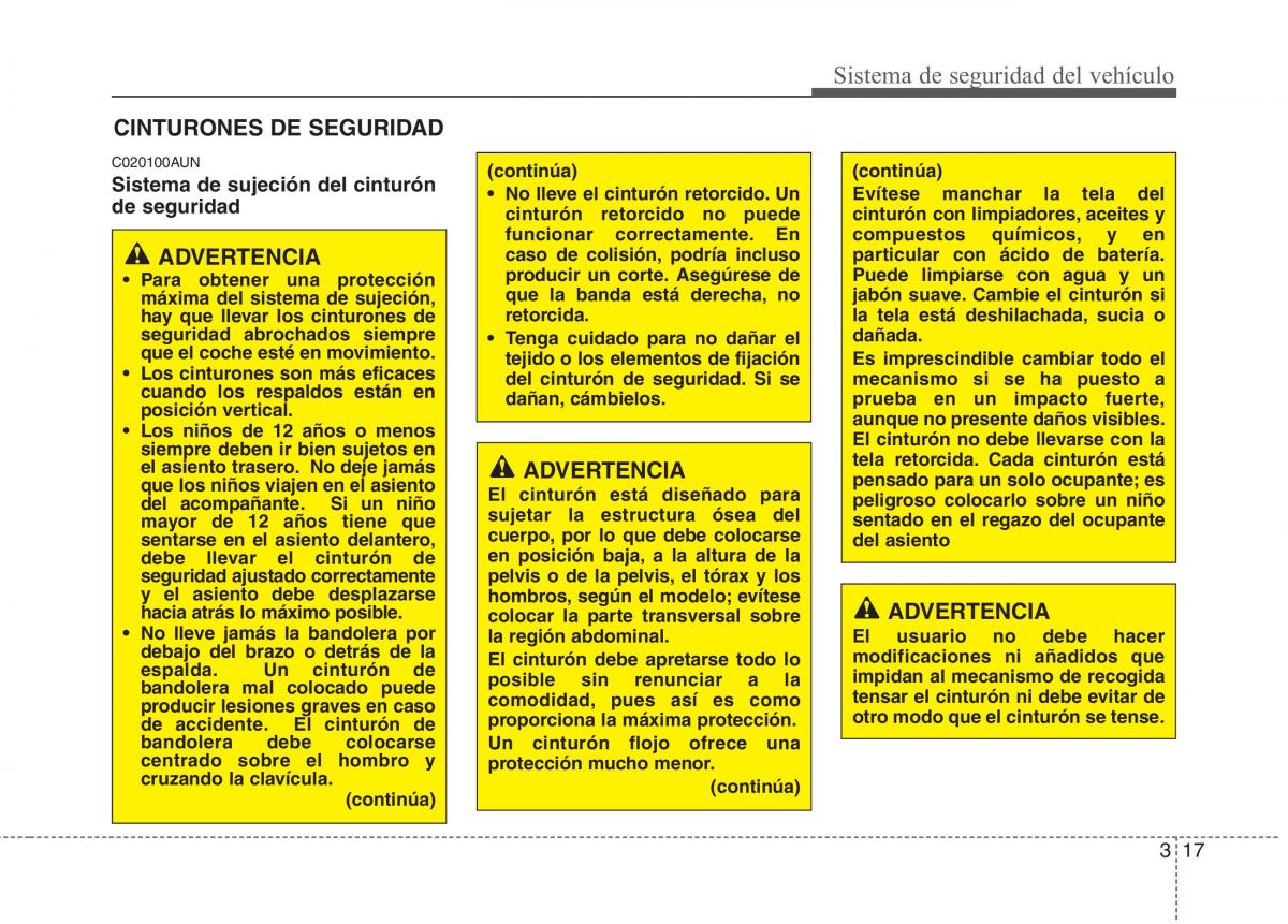 KIA Picanto I 1 manual del propietario / page 31