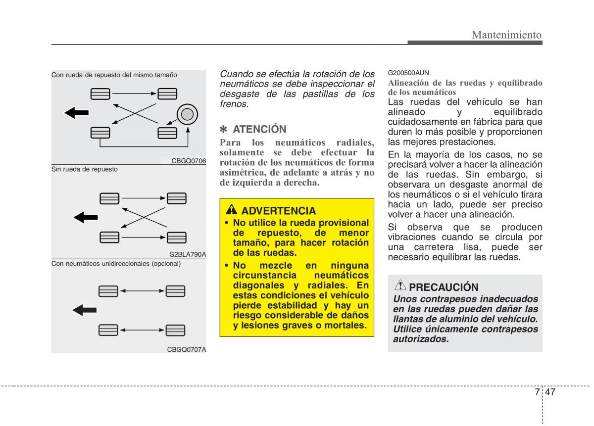 KIA Picanto I 1 manual del propietario / page 349