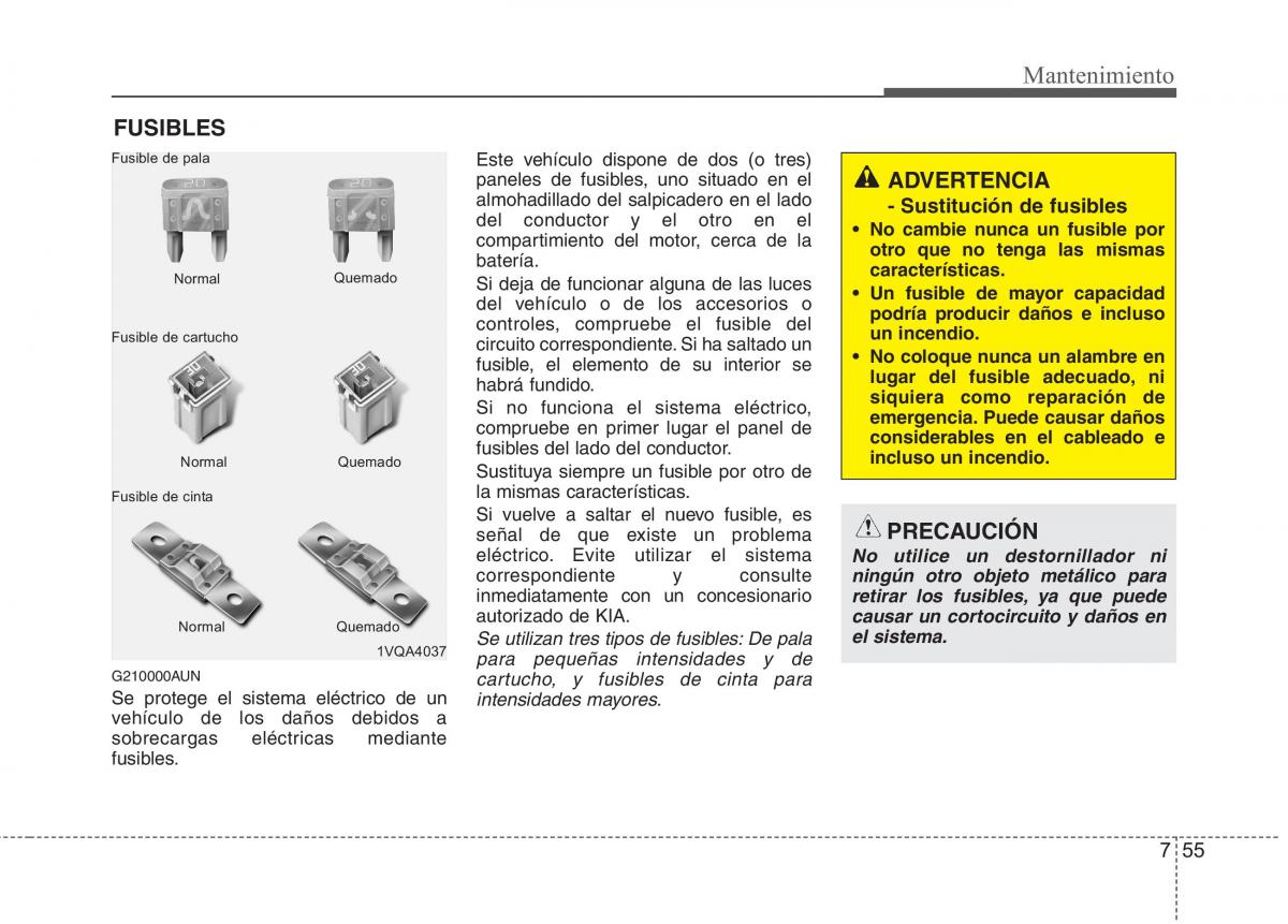 KIA Picanto I 1 manual del propietario / page 357