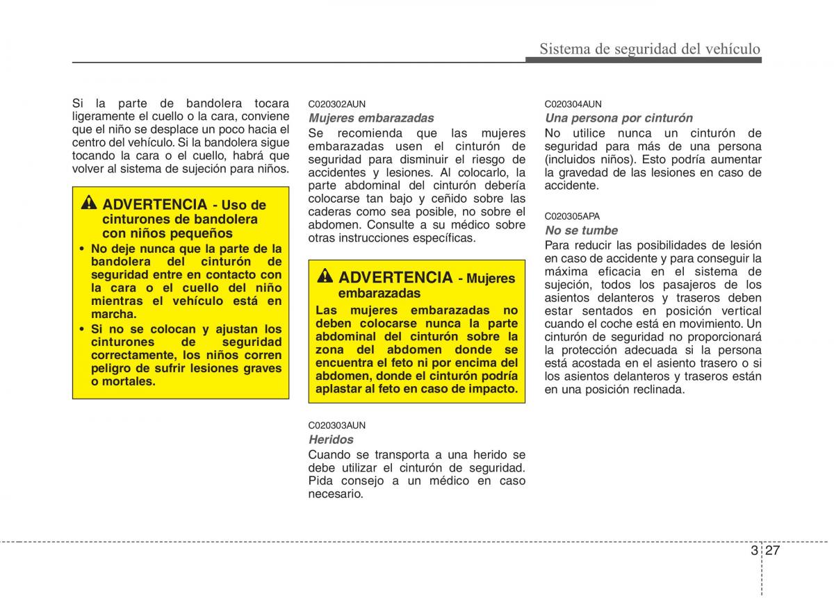 KIA Picanto I 1 manual del propietario / page 41