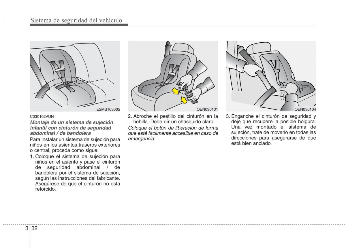 KIA Picanto I 1 manual del propietario / page 46