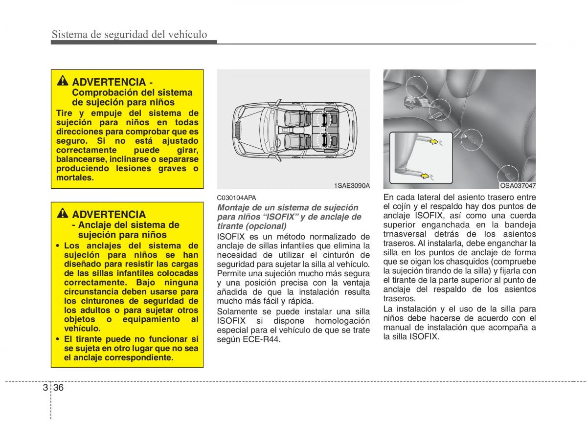 KIA Picanto I 1 manual del propietario / page 50