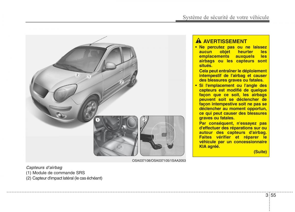 KIA Picanto I 1 manuel du proprietaire / page 69