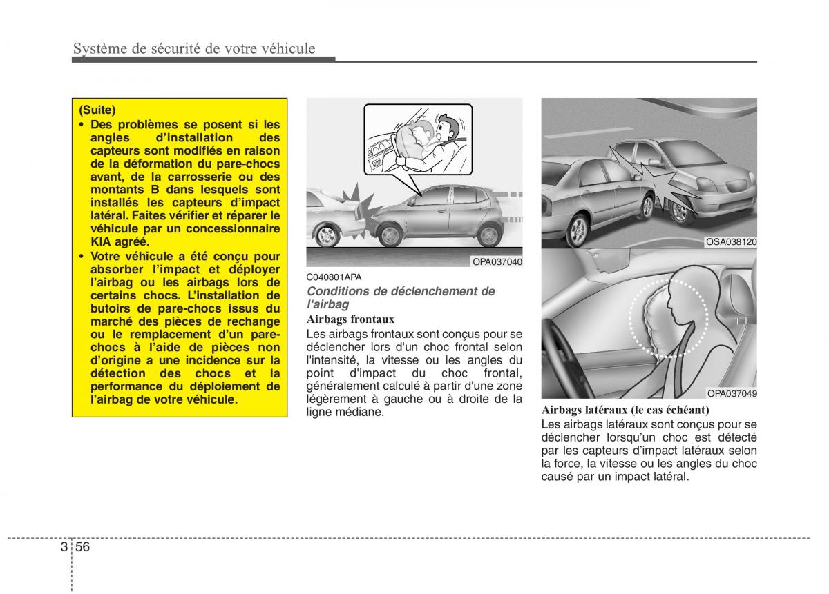 KIA Picanto I 1 manuel du proprietaire / page 70