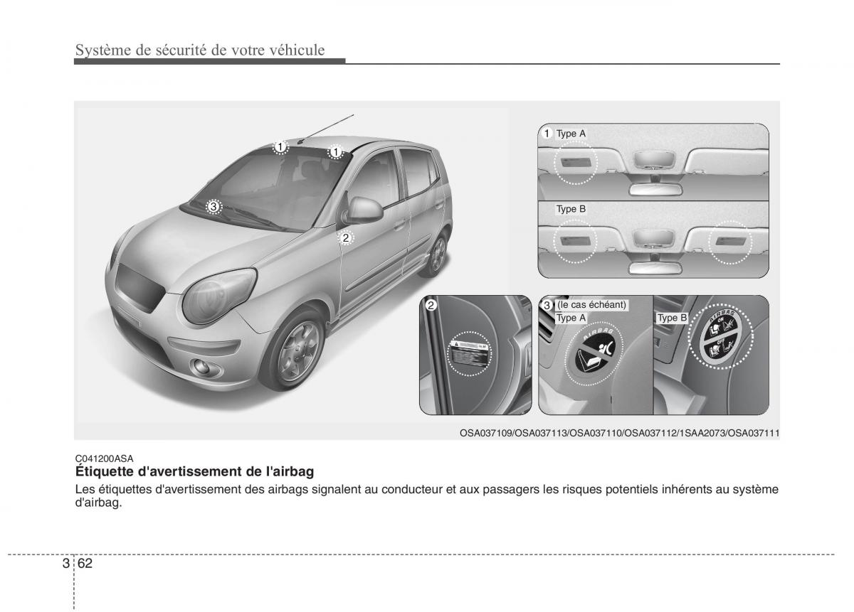 KIA Picanto I 1 manuel du proprietaire / page 76