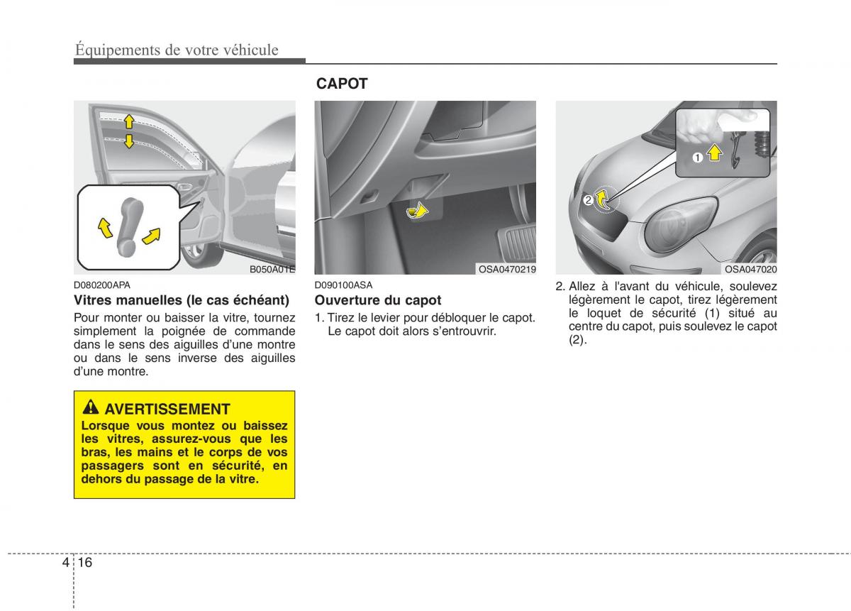 KIA Picanto I 1 manuel du proprietaire / page 92