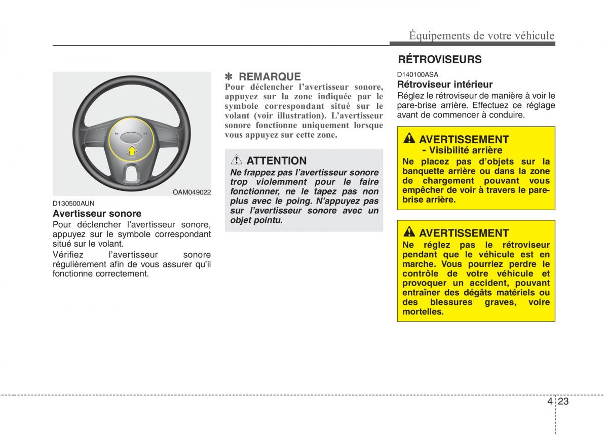 KIA Picanto I 1 manuel du proprietaire / page 99