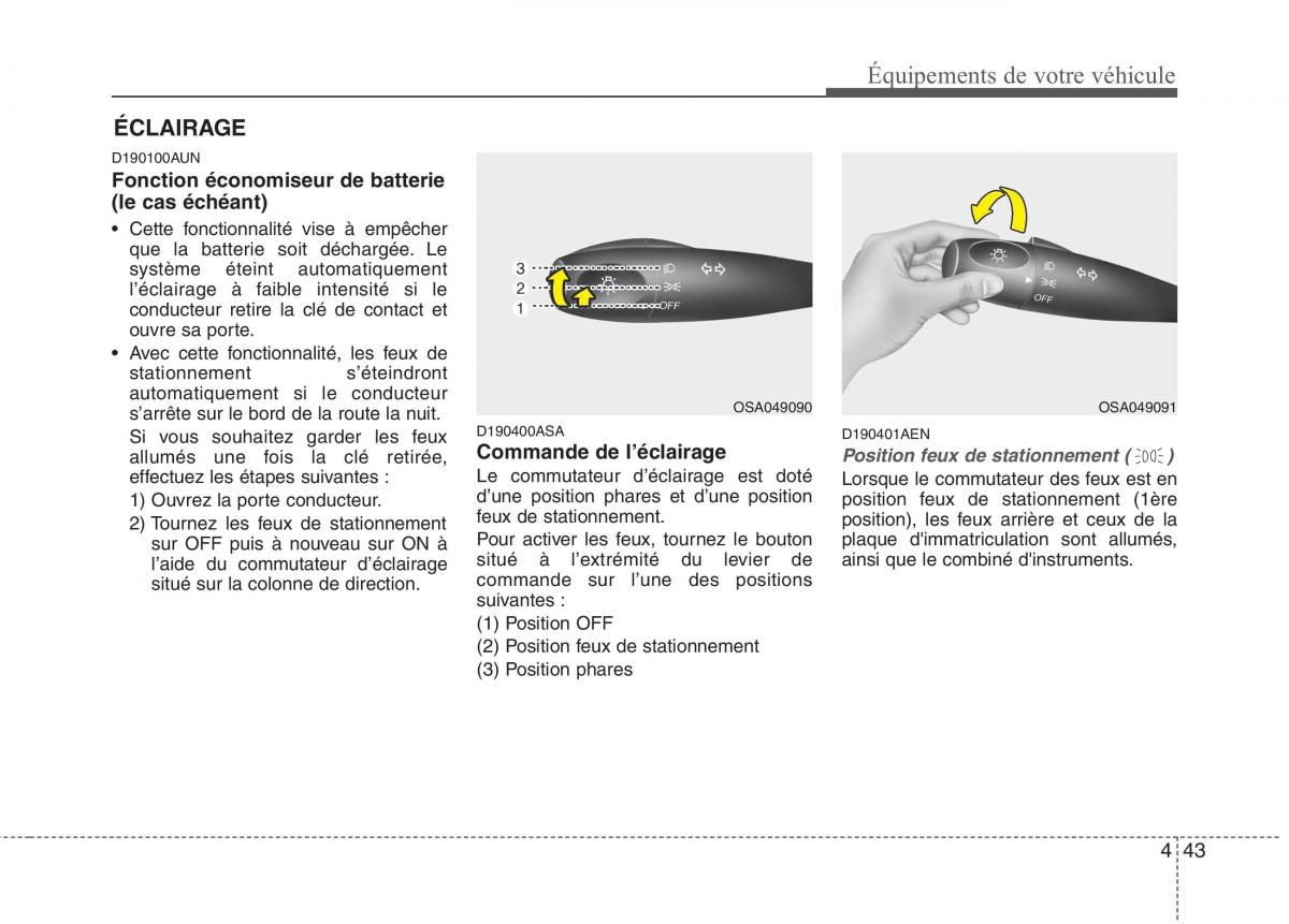 KIA Picanto I 1 manuel du proprietaire / page 119