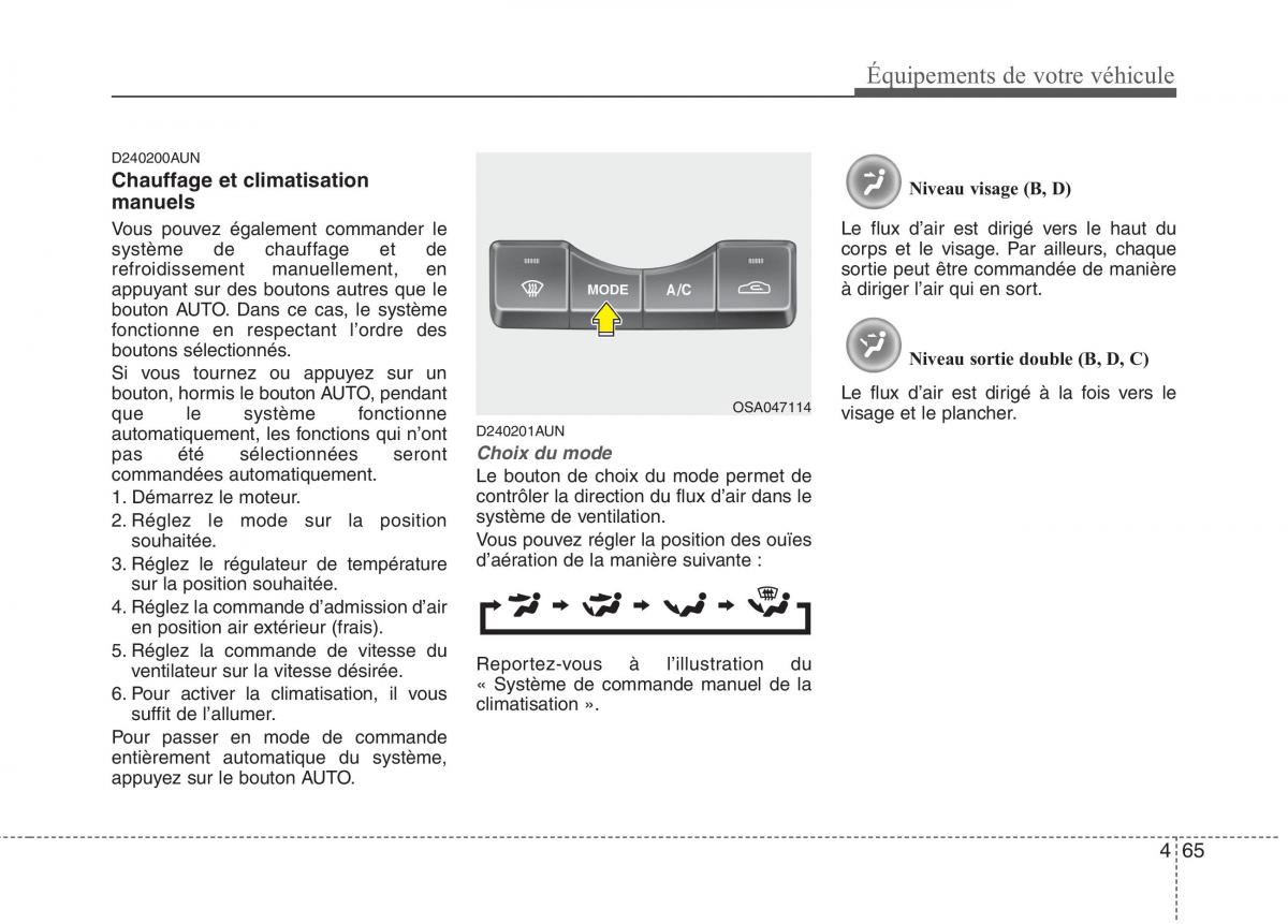 KIA Picanto I 1 manuel du proprietaire / page 141