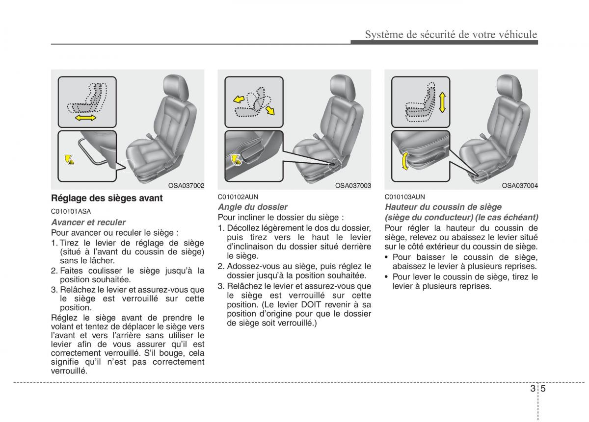 KIA Picanto I 1 manuel du proprietaire / page 19