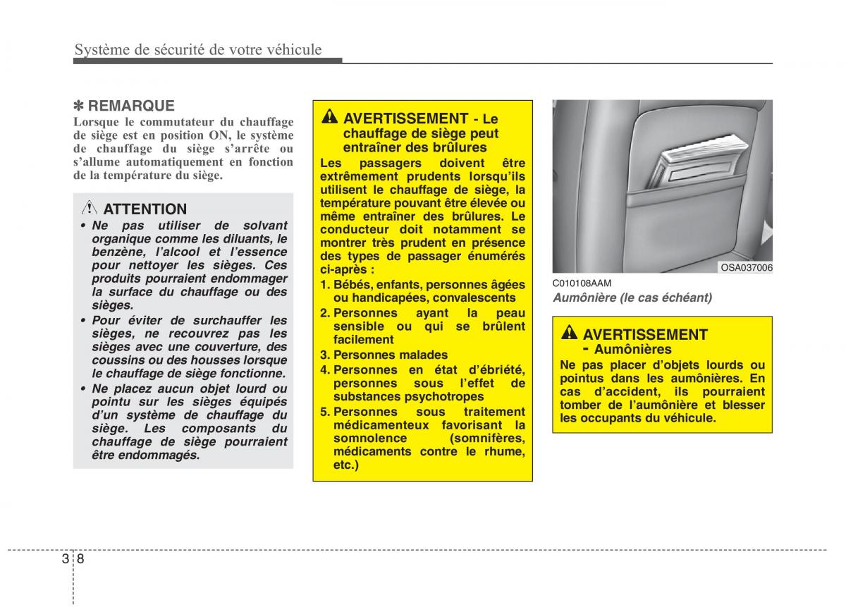 KIA Picanto I 1 manuel du proprietaire / page 22