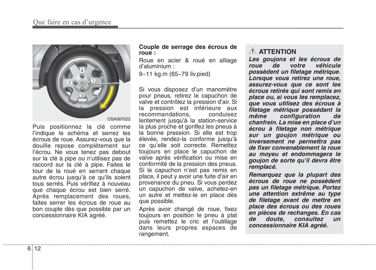 KIA Picanto I 1 manuel du proprietaire / page 256