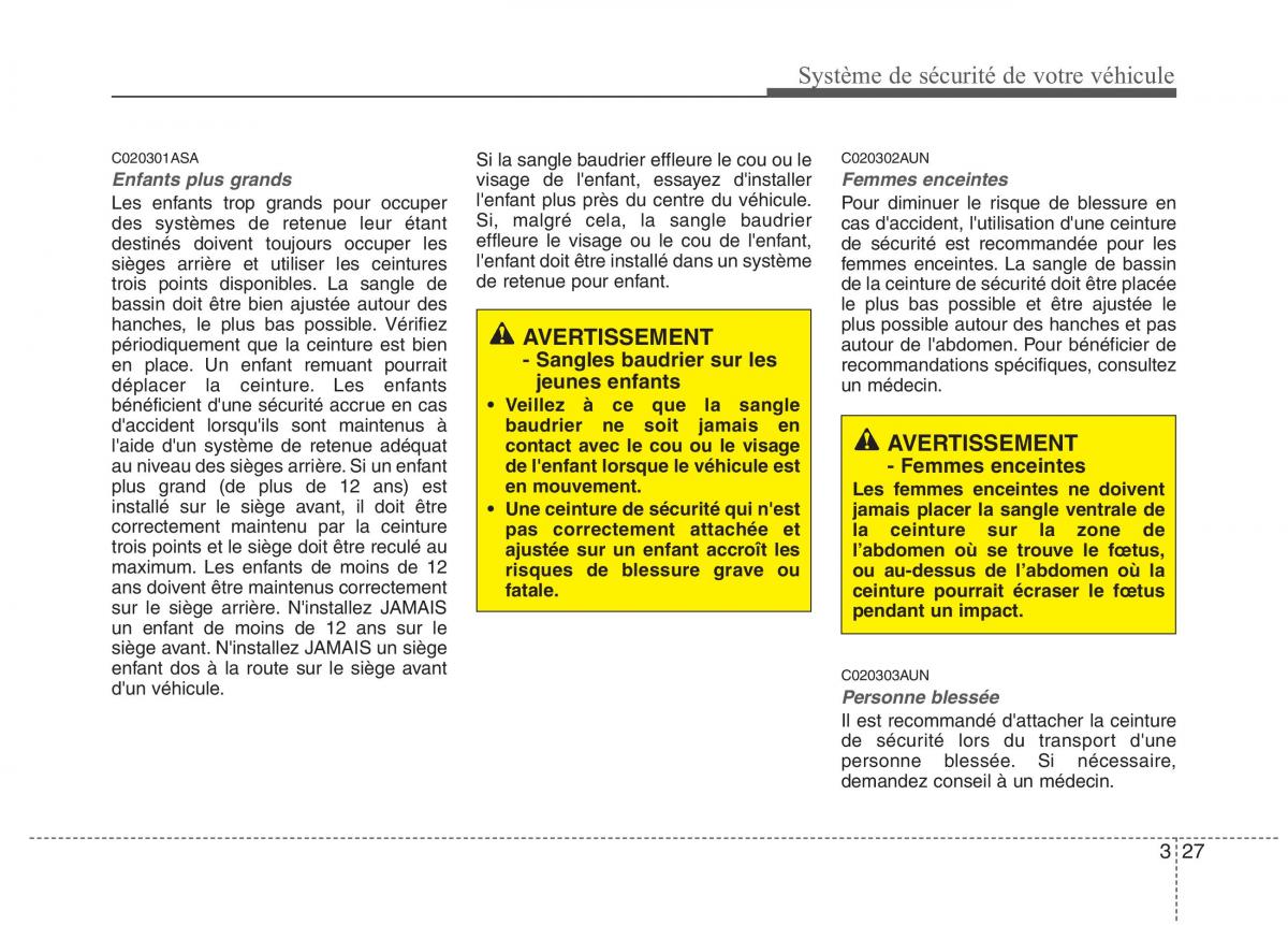 KIA Picanto I 1 manuel du proprietaire / page 41