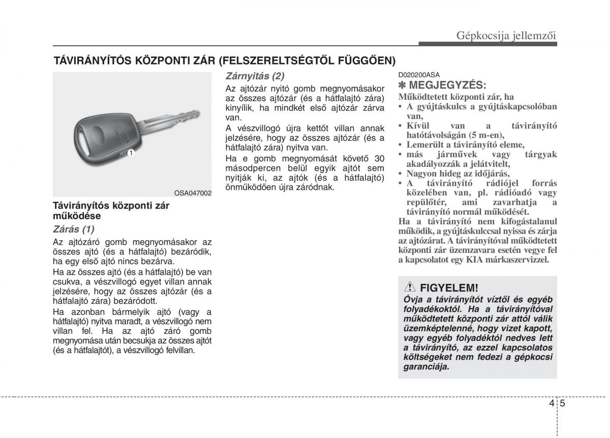 KIA Picanto I 1 Kezelesi utmutato / page 83