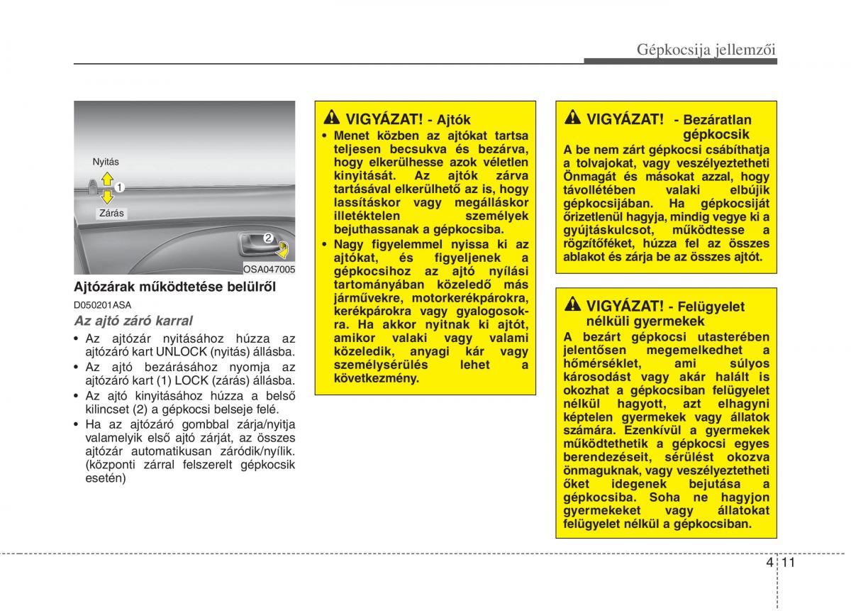 KIA Picanto I 1 Kezelesi utmutato / page 89