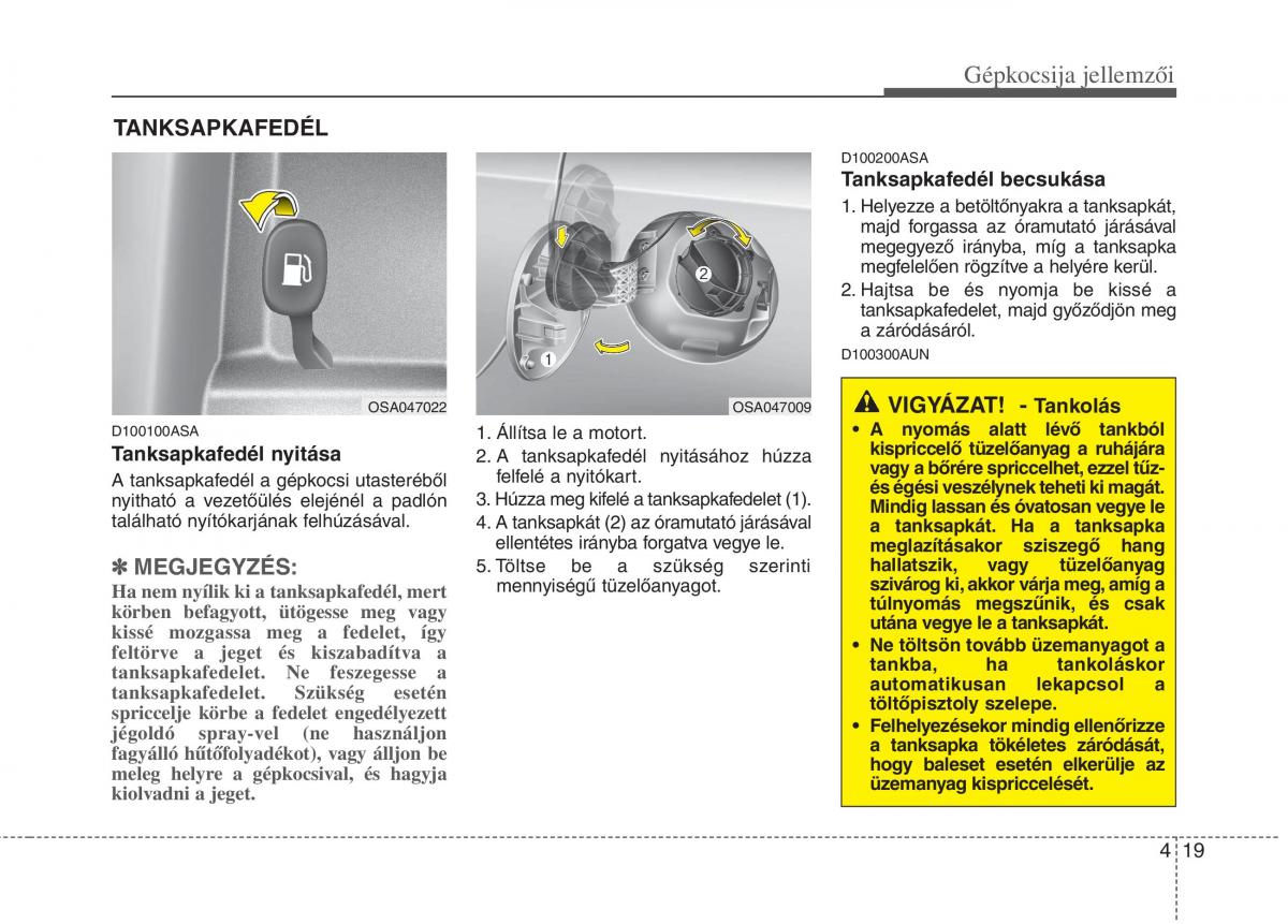 KIA Picanto I 1 Kezelesi utmutato / page 97