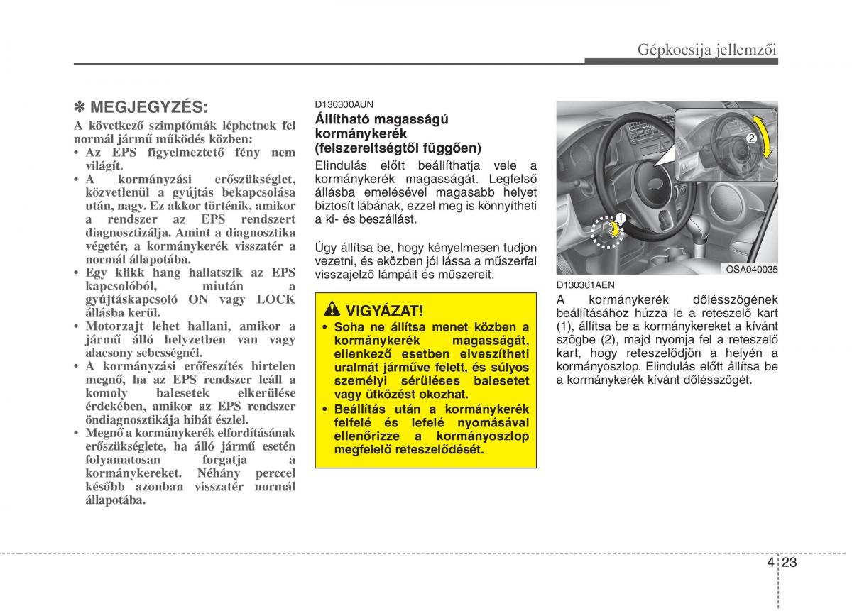 KIA Picanto I 1 Kezelesi utmutato / page 101