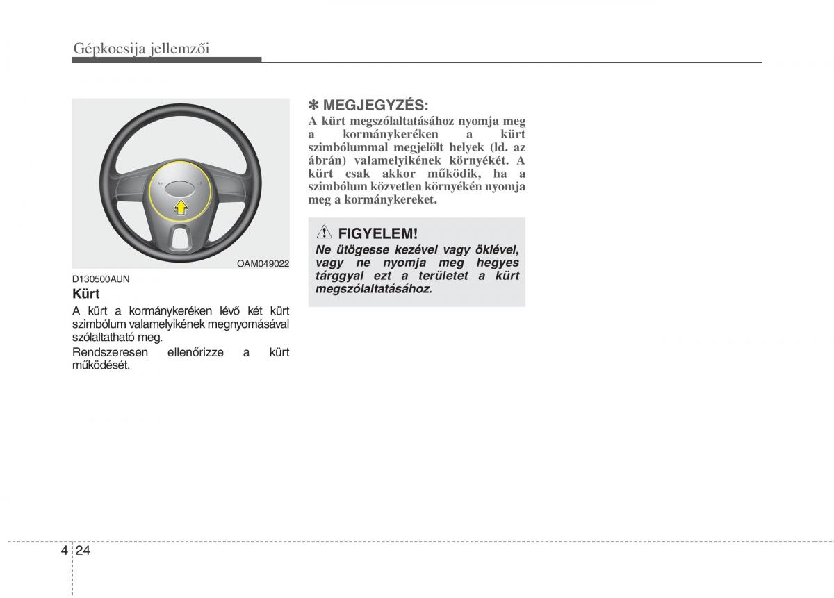 KIA Picanto I 1 Kezelesi utmutato / page 102