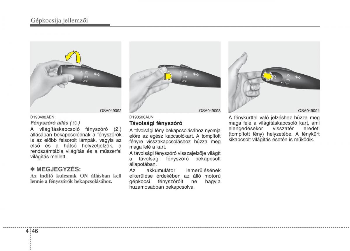 KIA Picanto I 1 Kezelesi utmutato / page 124