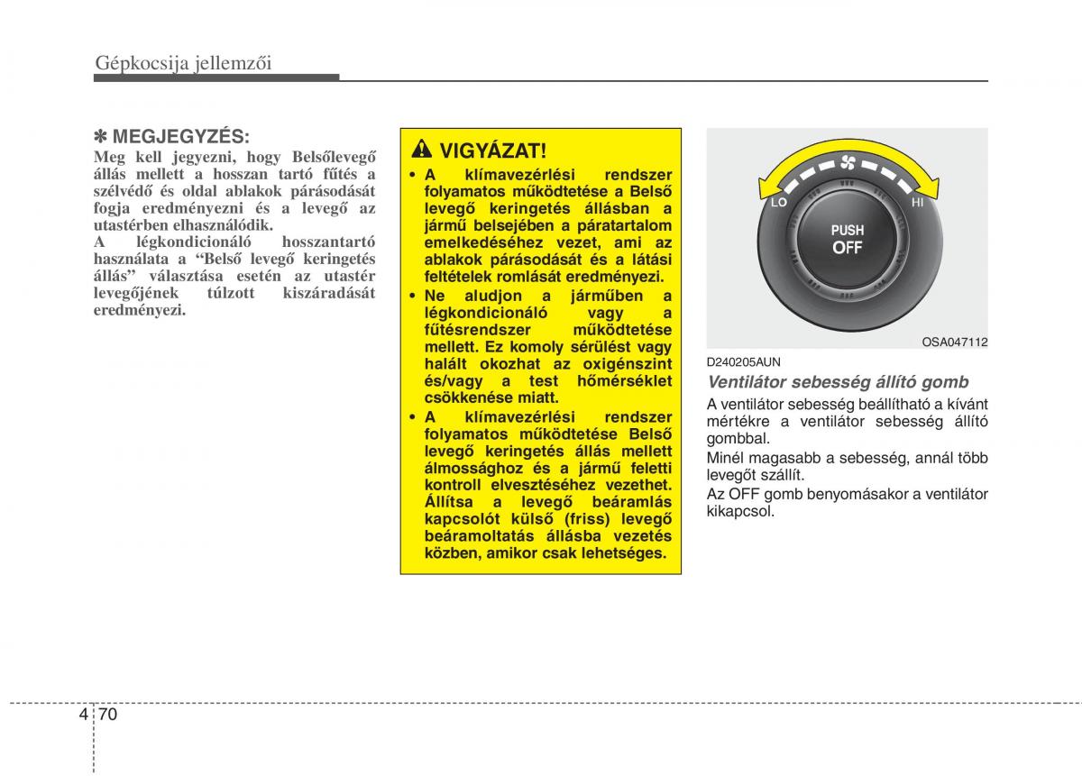 KIA Picanto I 1 Kezelesi utmutato / page 148