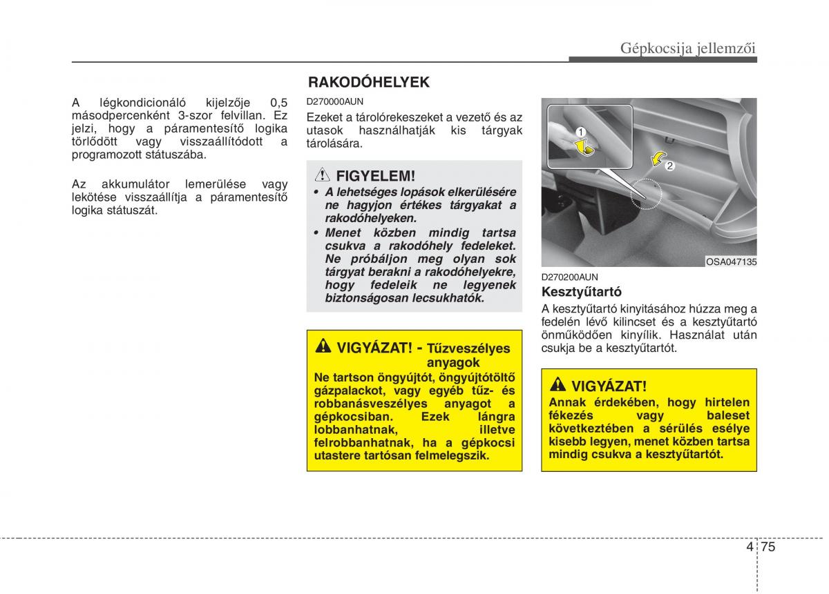 KIA Picanto I 1 Kezelesi utmutato / page 153