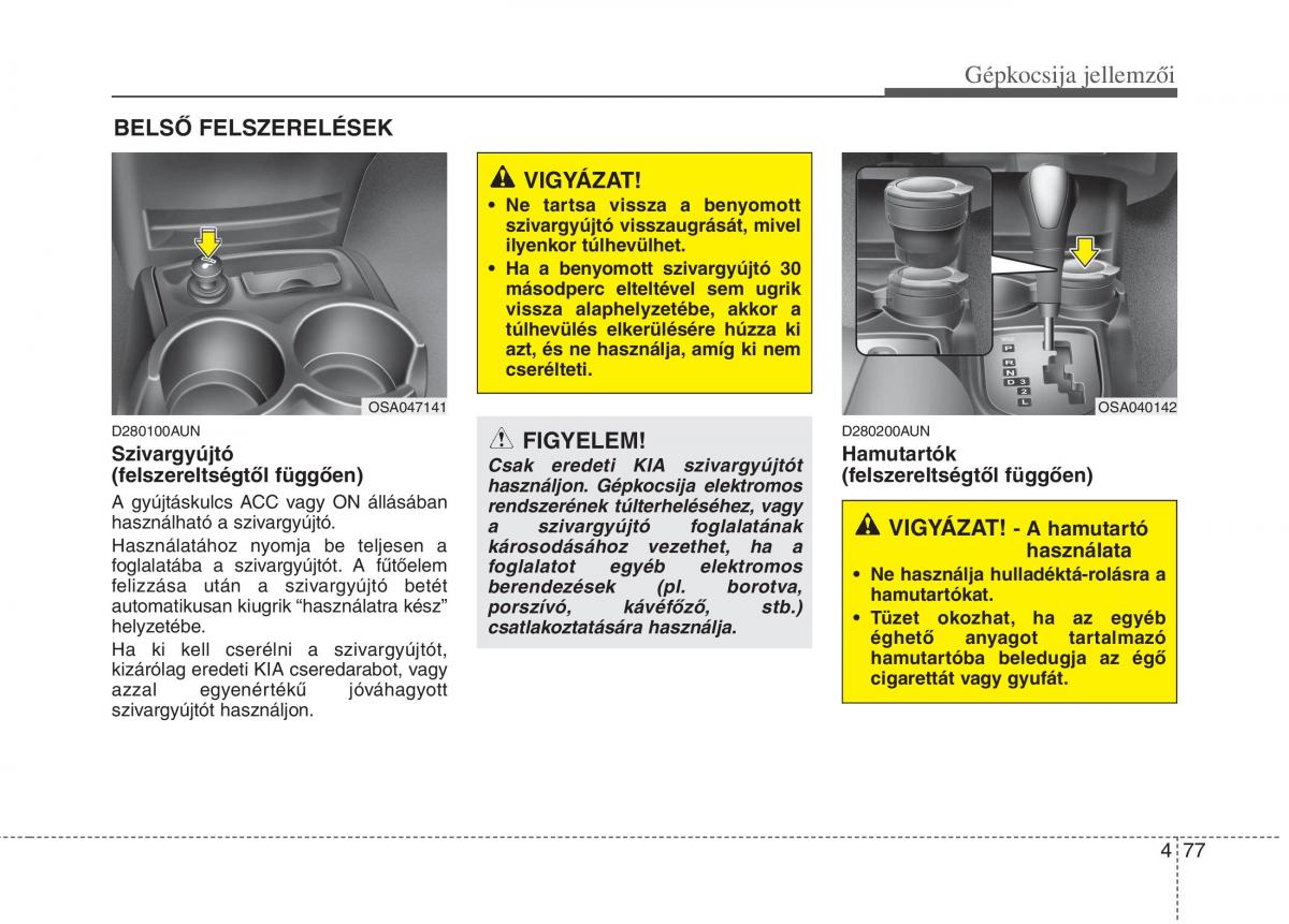 KIA Picanto I 1 Kezelesi utmutato / page 155