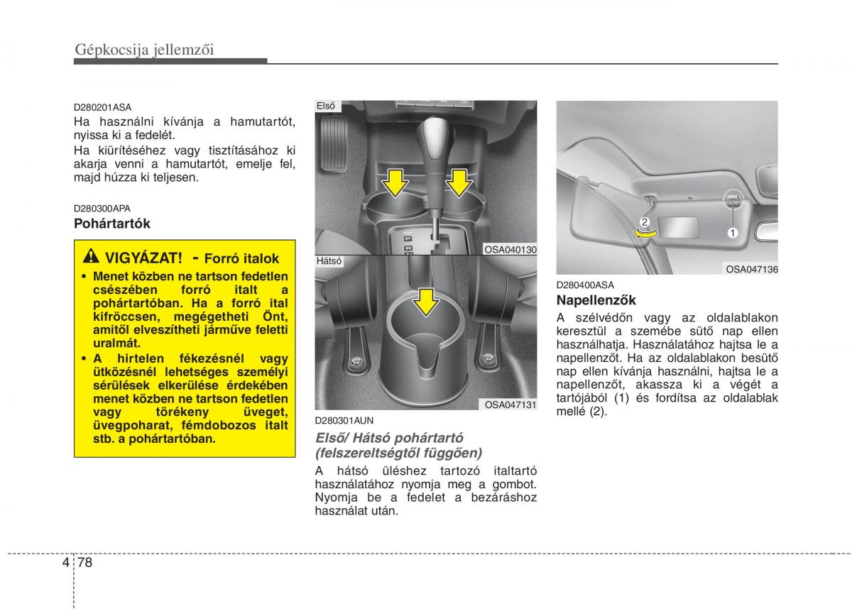 KIA Picanto I 1 Kezelesi utmutato / page 156