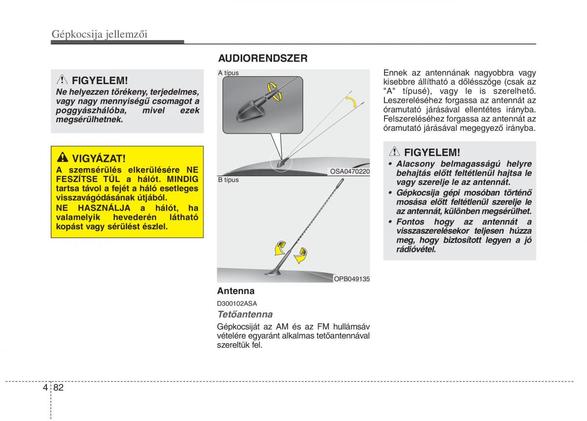 KIA Picanto I 1 Kezelesi utmutato / page 160