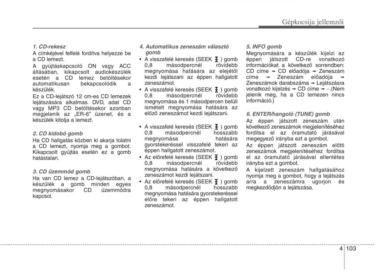 KIA Picanto I 1 Kezelesi utmutato / page 181