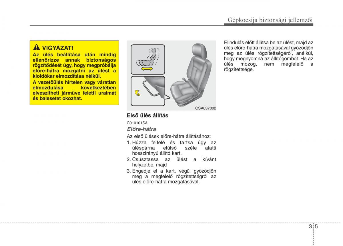 KIA Picanto I 1 Kezelesi utmutato / page 19