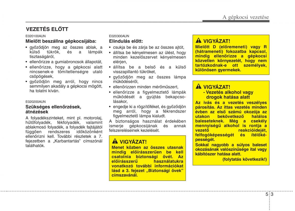 KIA Picanto I 1 Kezelesi utmutato / page 193