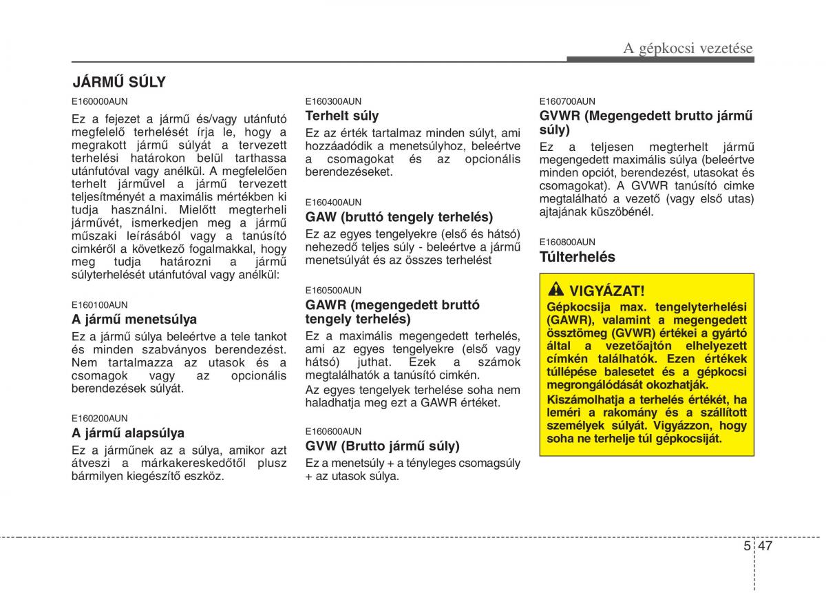 KIA Picanto I 1 Kezelesi utmutato / page 237