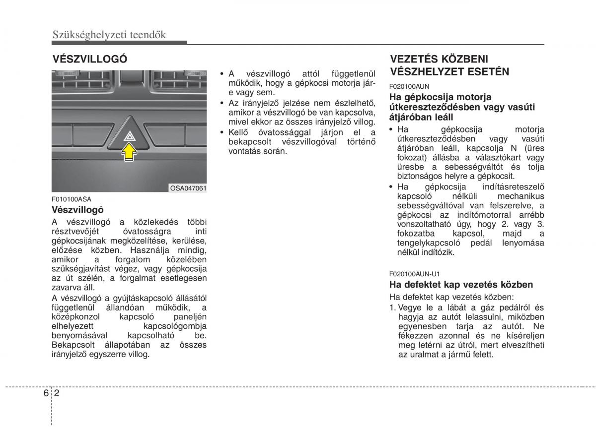 KIA Picanto I 1 Kezelesi utmutato / page 239