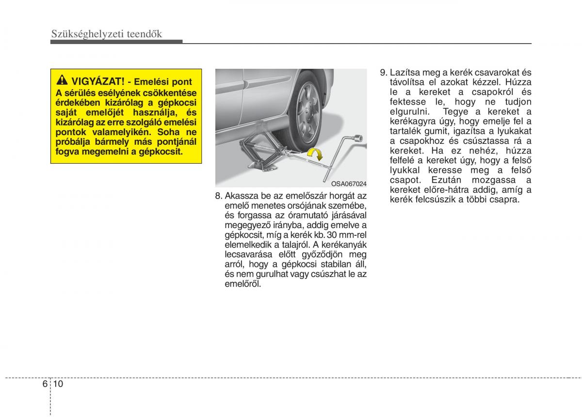 KIA Picanto I 1 Kezelesi utmutato / page 247