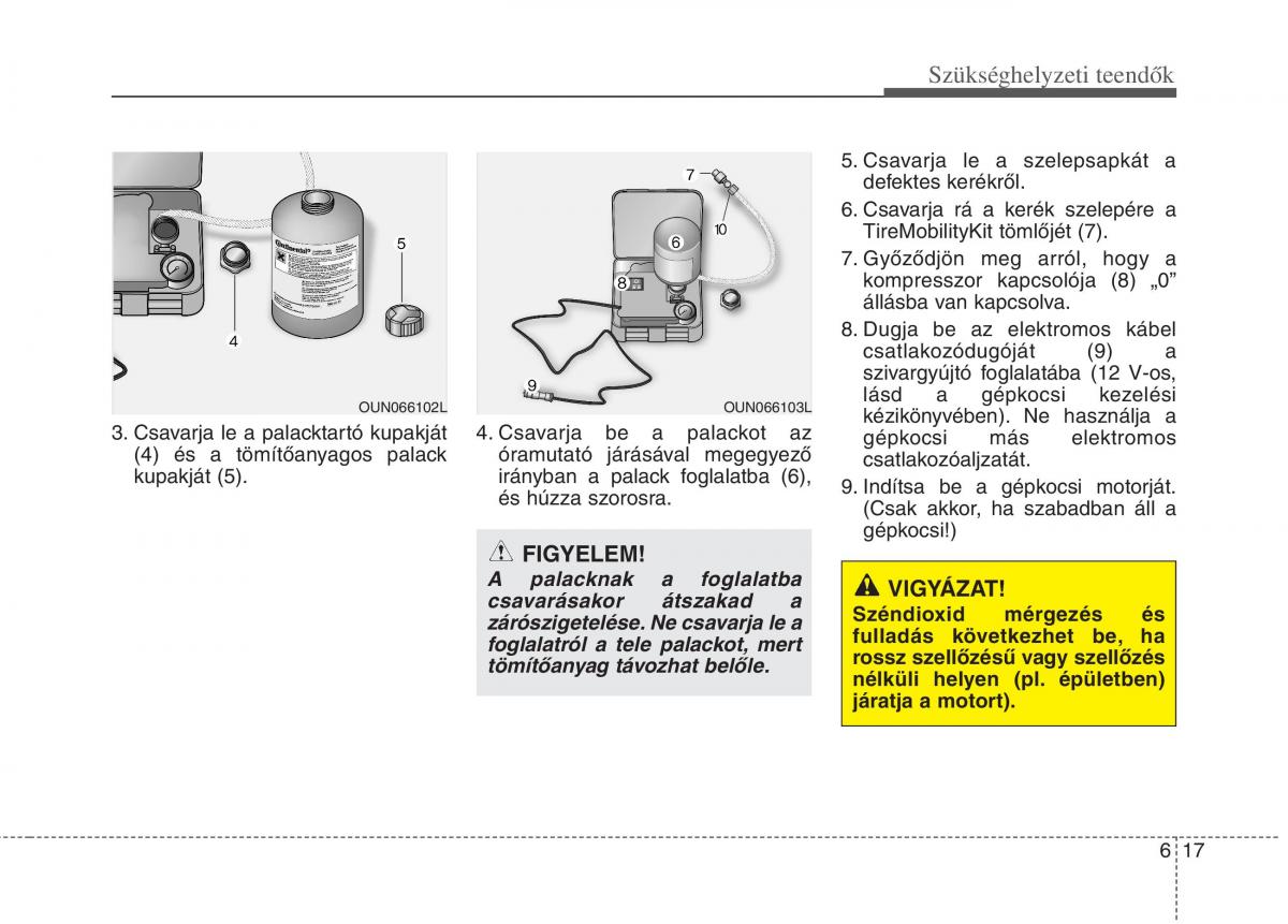 KIA Picanto I 1 Kezelesi utmutato / page 254