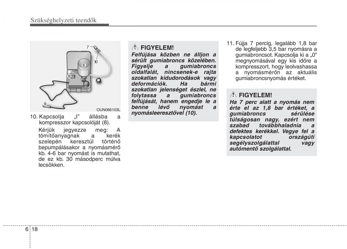 KIA Picanto I 1 Kezelesi utmutato / page 255