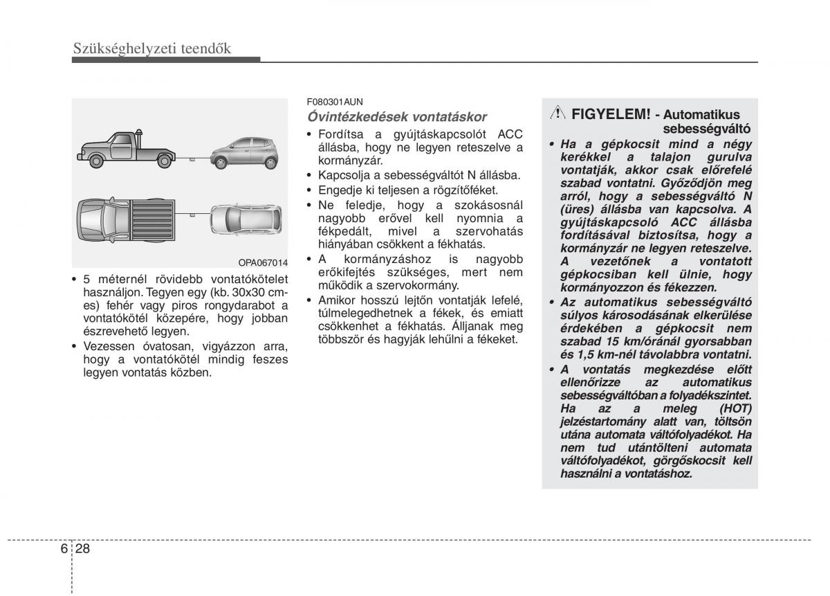 KIA Picanto I 1 Kezelesi utmutato / page 265