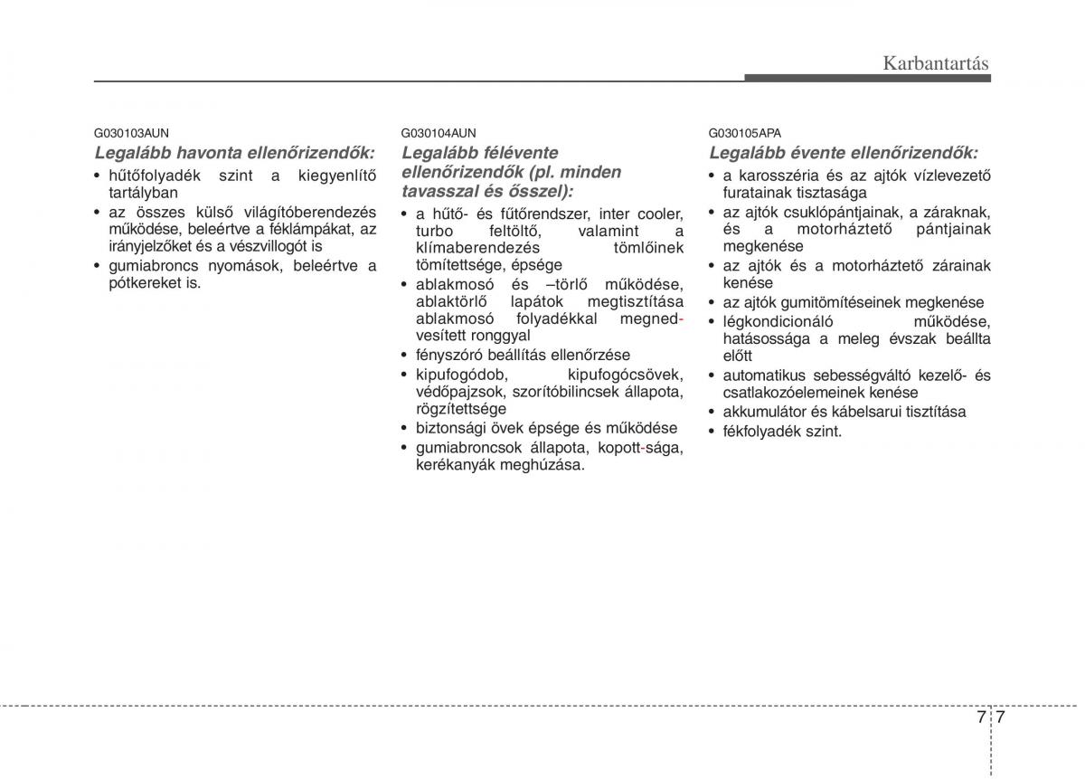 KIA Picanto I 1 Kezelesi utmutato / page 272