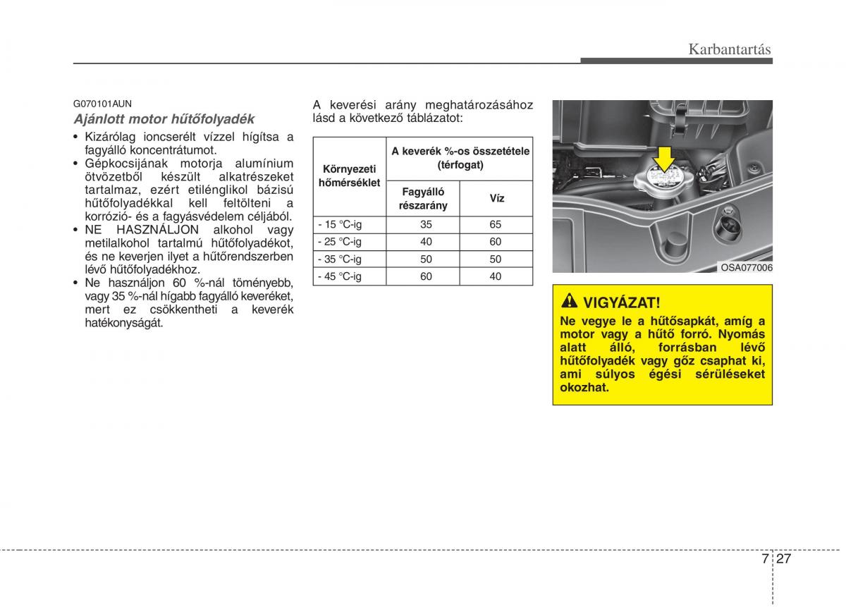 KIA Picanto I 1 Kezelesi utmutato / page 292