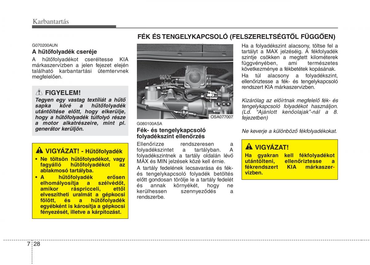 KIA Picanto I 1 Kezelesi utmutato / page 293