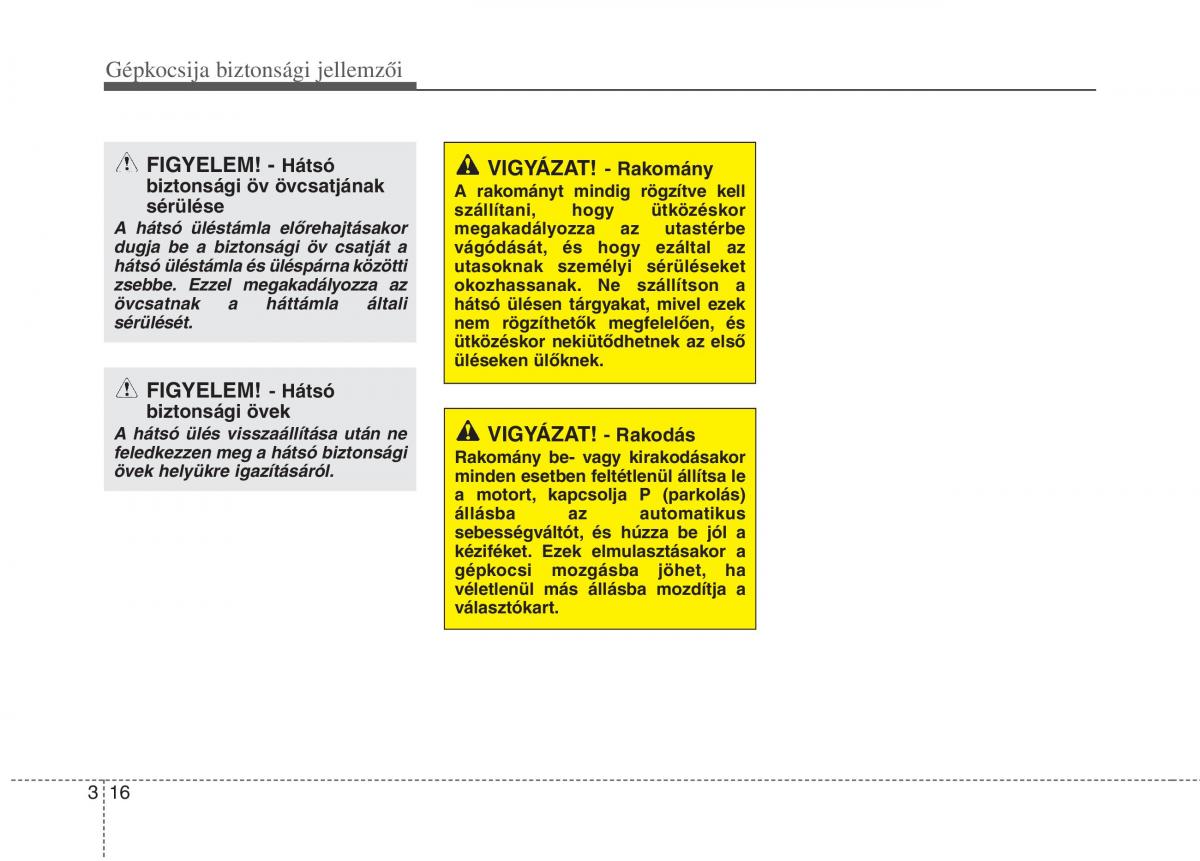 KIA Picanto I 1 Kezelesi utmutato / page 30