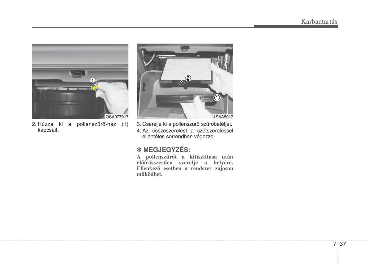 KIA Picanto I 1 Kezelesi utmutato / page 302