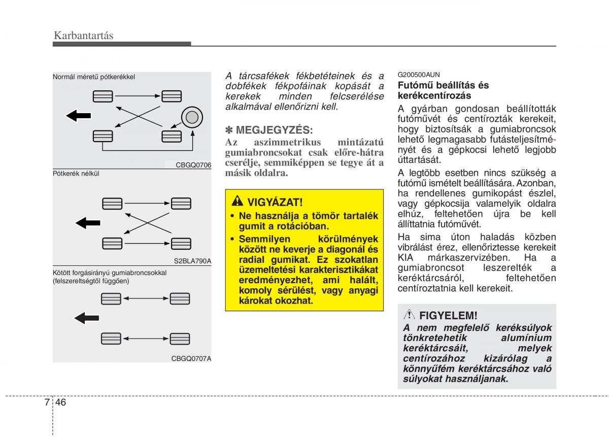 KIA Picanto I 1 Kezelesi utmutato / page 311