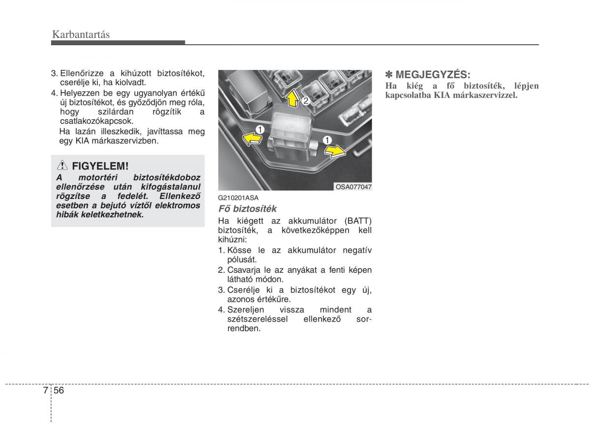 KIA Picanto I 1 Kezelesi utmutato / page 321