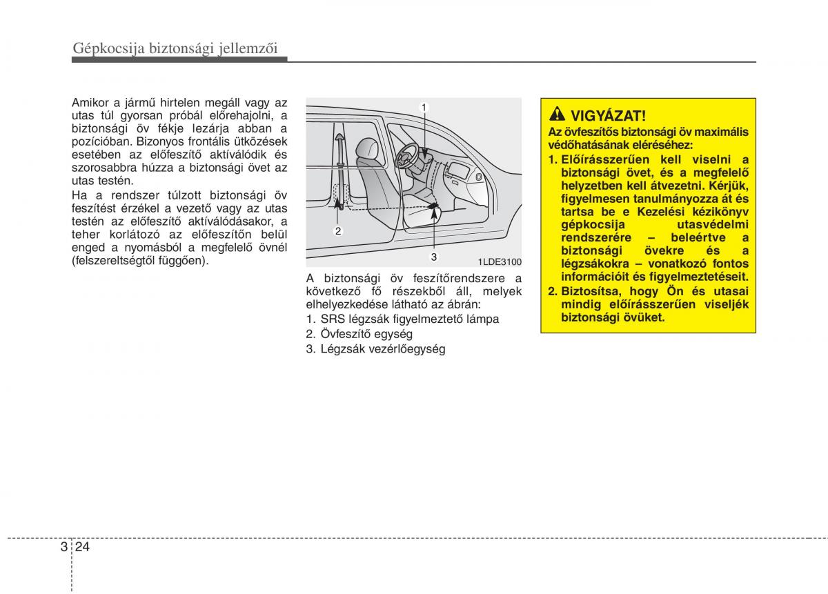 KIA Picanto I 1 Kezelesi utmutato / page 38