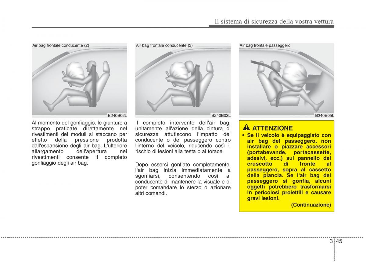 KIA Picanto I 1 manuale del proprietario / page 60